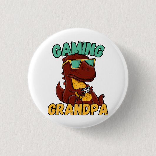 Gaming Opa Button (Vorderseite)