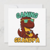 Gaming Opa Einladung (Rückseite)