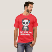 Gaming-Panda-Junge T-Shirt (Vorne ganz)