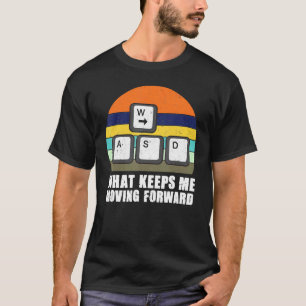 Gaming PC Gamer Wasd Retro Gamer T-Shirt