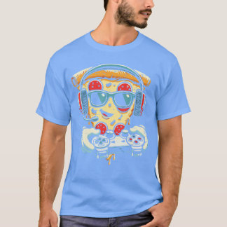 Gaming-Pizza Lustiges Video Gamer Snack Food Liebh T-Shirt