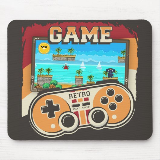 Gaming Remote Controller Retro Mousepad (Vorne)