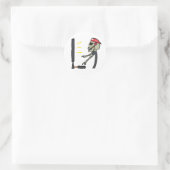 Gaming Runder Aufkleber (Tasche)