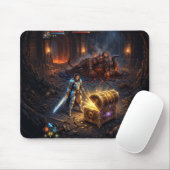 GAMING: Schatzkiste aus dem Boss-Kampf Mousepad (Mit Mouse)