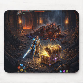 GAMING: Schatzkiste aus dem Boss-Kampf Mousepad