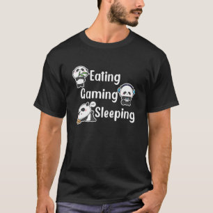 Gaming Schlafen Panda Bär Bamboo Gaming G T-Shirt