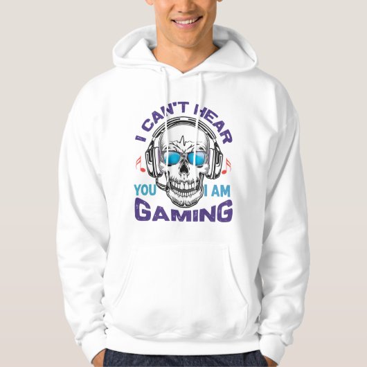 Gaming Skull T - Shirt - Cool Gamer Skull Graphic (Vorderseite)