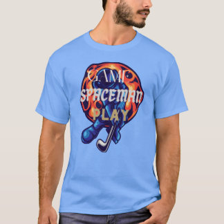 Gaming Spaceman Design Vintage Freund T-Shirt