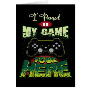 Gaming-Spaß - Ich habe mein Spiel hier angehalten