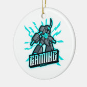 Gaming-Streit Keramik Ornament (Links)