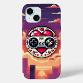 Gaming Sunset Case-Mate iPhone Hülle (Rückseite)