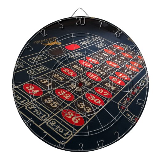 Gaming Table Roulette Las Vegas Dartscheibe (vorne)