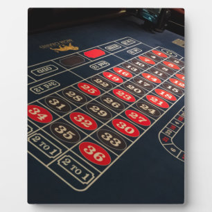 Gaming Table Roulette Las Vegas Fotoplatte