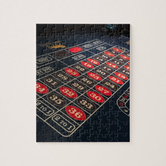 Gaming Table Roulette Las Vegas Puzzle (Vertikal)