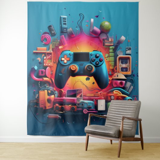 Gaming-Tapestry Wandteppich (Beispiel)