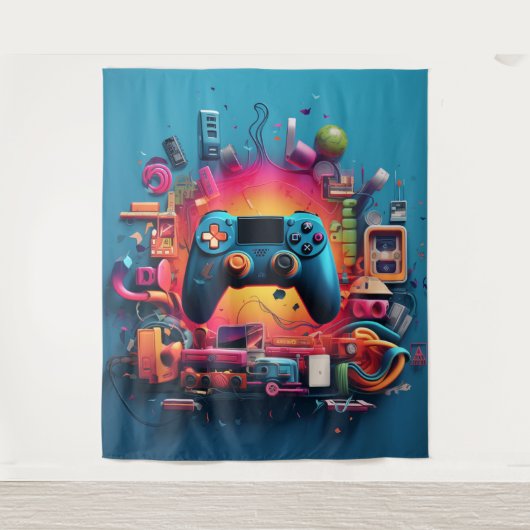 Gaming-Tapestry Wandteppich (Vorderseite)