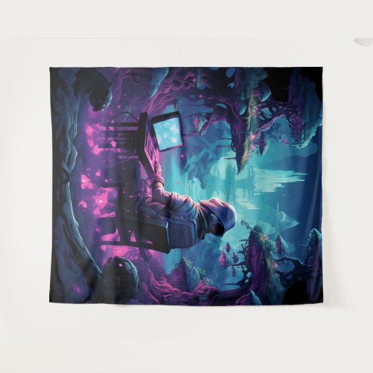 Gaming-Tapestry Wandteppich (Vorderseite (Horizontal))