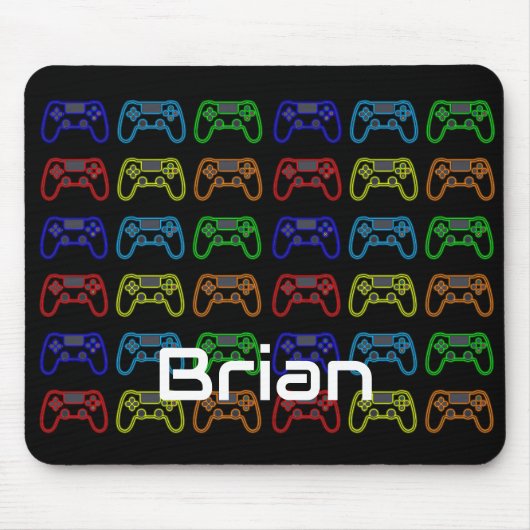 Gaming Theme Personalisiert Mouse Pad Mousepad (Vorne)