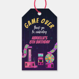Gaming und Arcade Birthday Vielen Dank Geschenkanhänger
