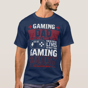 Gaming Vater Video Games Fathers Day Gamer Gift T-Shirt