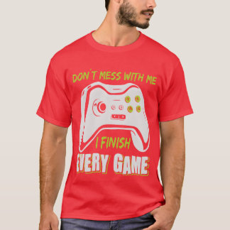 Gaming verarsche mich nicht Gamer Videospiel Gesch T-Shirt