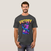 Gaming Victory Lama-Geschenk T-Shirt (Vorne ganz)
