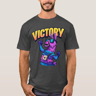 Gaming Victory Lama-Geschenk T-Shirt