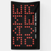 Gaming Video Game Over Lettering Gamer D20 Dice Banner (Vertikal)