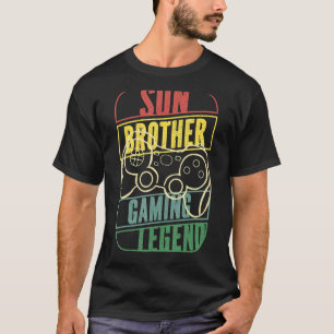 Gaming Video Gamer Retro Son Brother Gamin T-Shirt