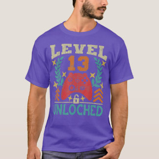 Gaming Vintag 13. Geburtstagsgeschenk 13 Jahre alt T-Shirt