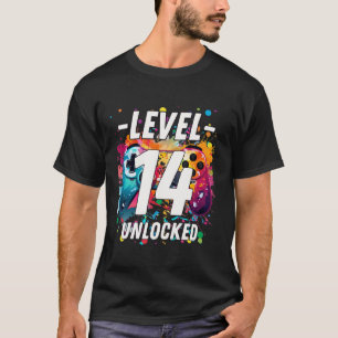 Gaming Vintag 14. Geburtstag 14. Geburtstag Junge T-Shirt