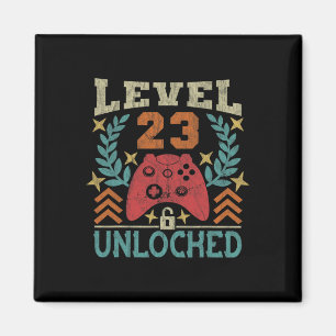 Gaming Vintag 23. Geburtstagsgeschenk 23 Jahre alt Magnet