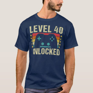 Gaming Vintage 40. Geburtstagsgeschenk 40 Jahre al T-Shirt
