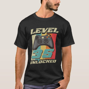 Gaming-Vintage-Geschenk zum 35. Geburtstag, 35 Jah T-Shirt