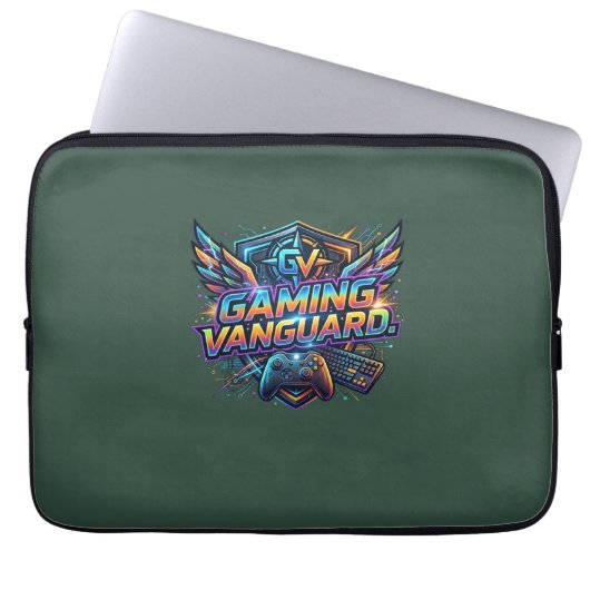 Gaming Vorhut Laptopschutzhülle (Vorderseite)