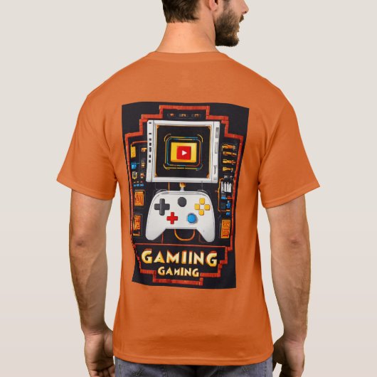 Gaming-Wachsamkeit T-Shirt (Rückseite)
