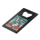 Gaming wieder großartig machen geldbeutel flaschenöffner (Vorderseite Schrägansicht)