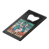 Gaming wieder großartig machen geldbeutel flaschenöffner (Rückseite Schrägansicht)