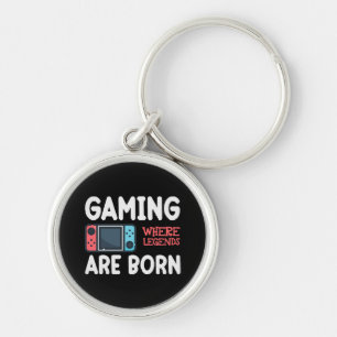 Gaming, wo Legenden geboren werden Schlüsselanhänger