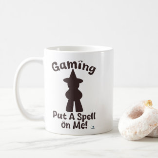 Gaming-Zauber auf mich Spooky-Jahreszeit Hexenhut Kaffeetasse
