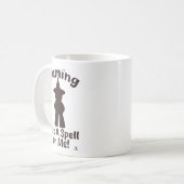 Gaming-Zauber auf mich Spooky-Jahreszeit Hexenhut Kaffeetasse (Vorderseite Links)