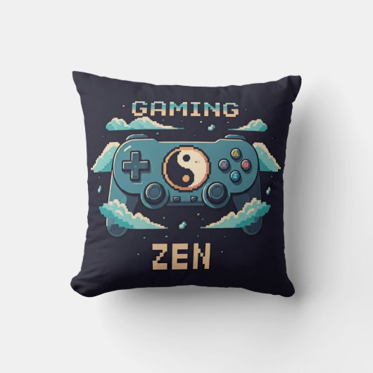 Gaming-Zen Kissen (Vorderseite)