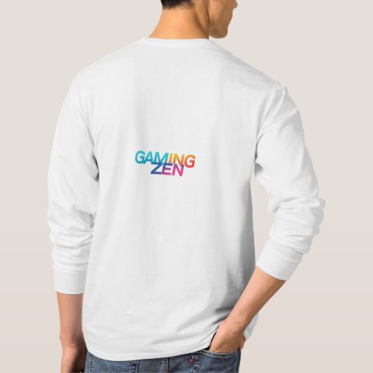 Gaming Zen T-Shirt (Rückseite)