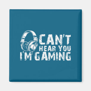 Gaming Zone Fokus Gamer T-Shirt Lustige Anführungs Magnet