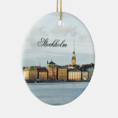 Gamla Stan in Stockholm, Schweden Keramik Ornament (Rechts)