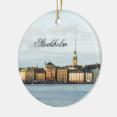 Gamla Stan in Stockholm, Schweden Keramik Ornament (Links)