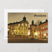 Gamla Stan in Stockholm, Schweden Postkarte (Vorne/Hinten)