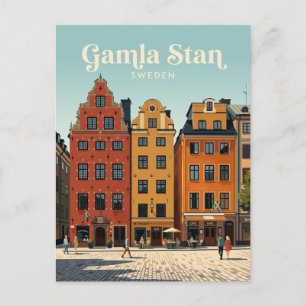 Gamla Stan Schweden Postkarte