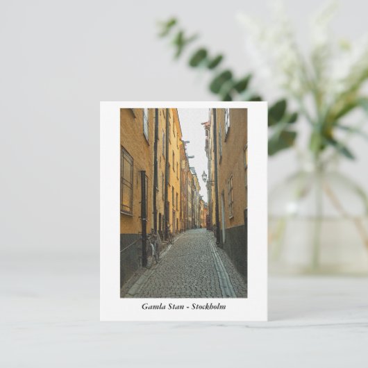Gamla Stan - Stockholm Postkarte (Stehend Vorderseite)
