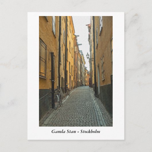 Gamla Stan - Stockholm Postkarte (Vorderseite)